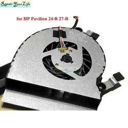 Radiador de ordenador PC, ventilador de refrigeración para HP Pavilion 24 R 27 R R114 24 R124 AIO, todo en uno, BSC0905HD 939236 001