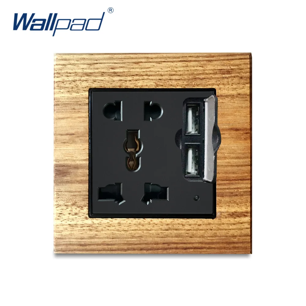 Универсальная электрическая розетка с 2 USB портами 5 контактов|electrical outlet with