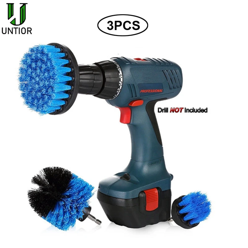 3PCS Drill Brush Power Scrubber Drill Attachments For Grout Cleaning 3PCS Drill Brush Power Scrubber Drill Attachments For Grout Cleaning