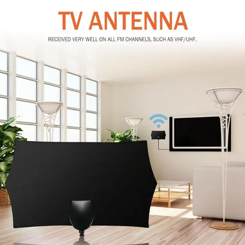 Jt0176 960 милей 1080P внутренний цифровой 4K HDTV антенна Приемник сигнала усилитель на всех fm-каналах очень хороший прием