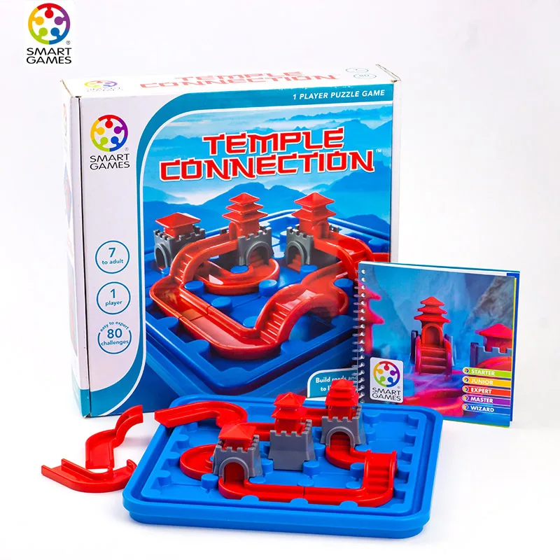 

Belgium Smart Games Board Game Temple Connection Tower Repeatedly Music Educational Toy 7 +
