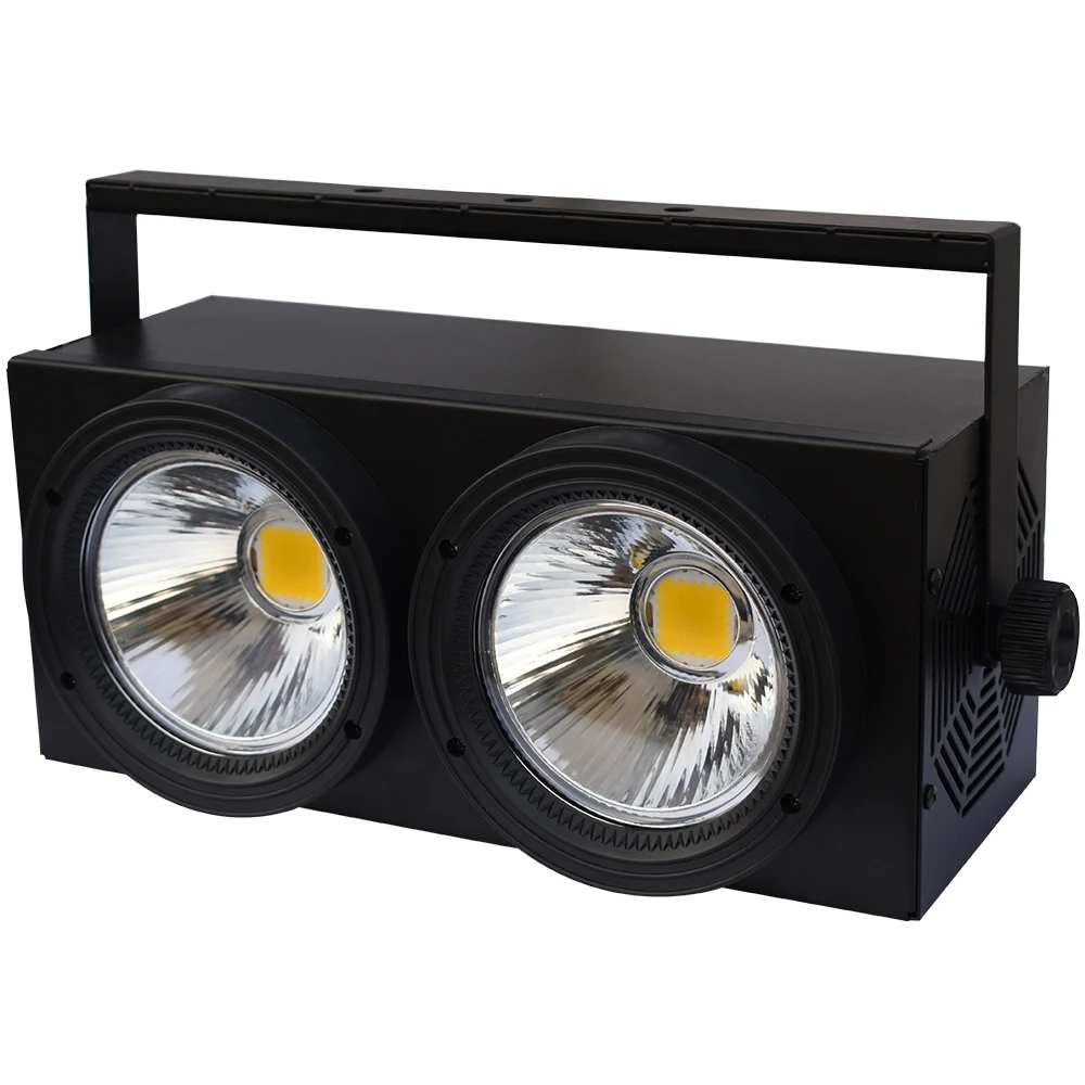 Luz de Palco Olhos Duas Lentes 200w Blinders Cob Blinder Luz Branco Frio - Quente 2in1 Leds Controle Opcional 2 Led Luzes e Iluminação