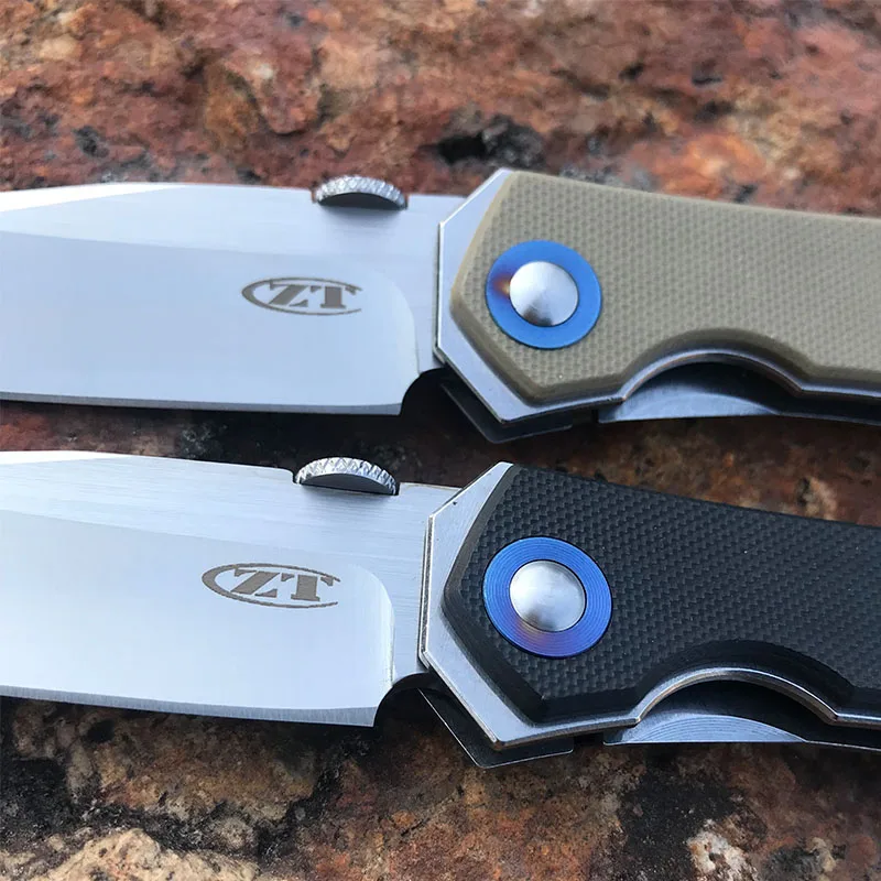 EDC Открытый инструмент шарикоподшипник ZT0640 CPM20CV лезвие Тактический нож складной нож Походный охотничий нож для выживания на открытом воздухе