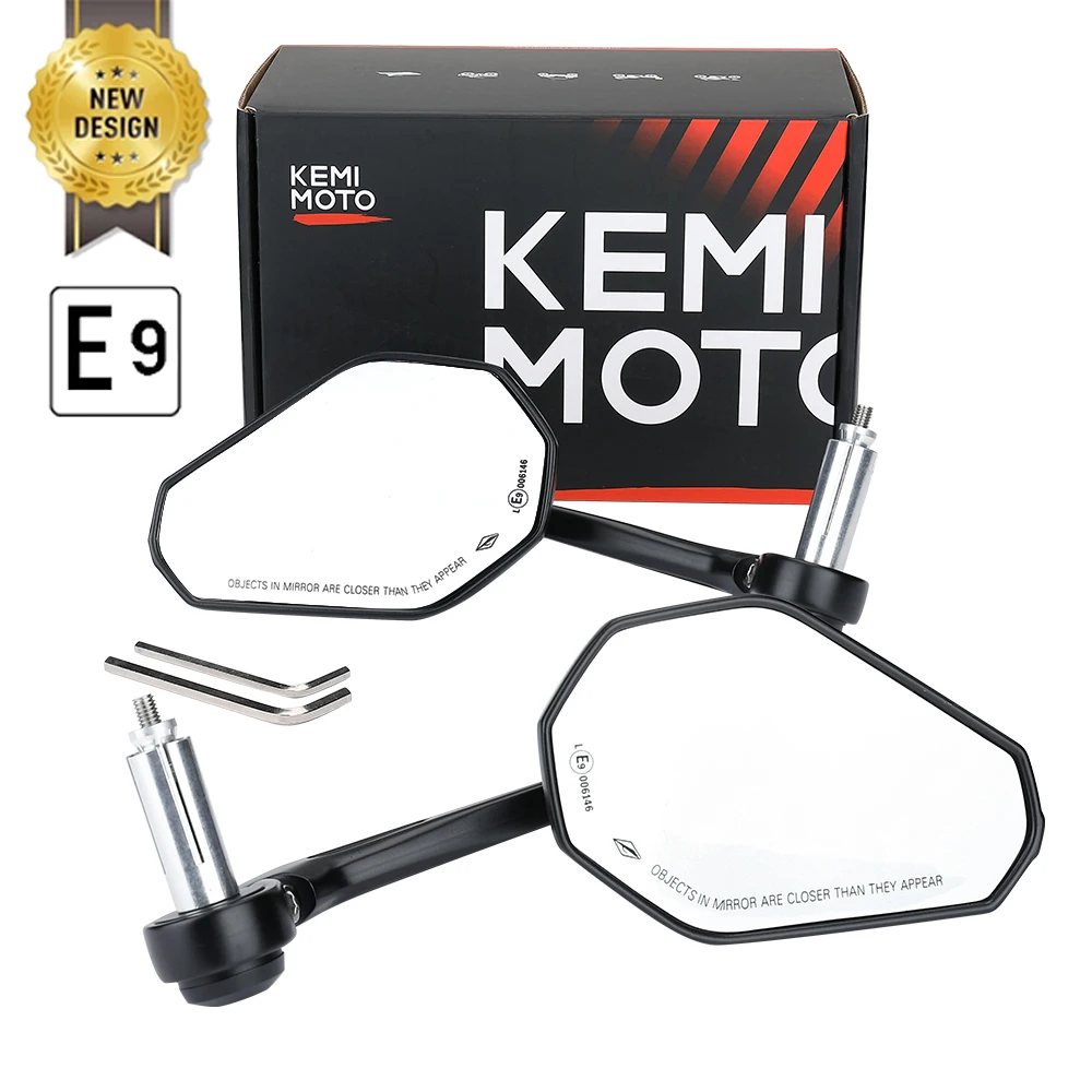 22mm 7/8" Motorcycle Bar End Mirror For Can am outlander For MT-09 MT-07 r1 fz1 ttr 250 Suzuki GXSR 600 sfv650 Cb125R