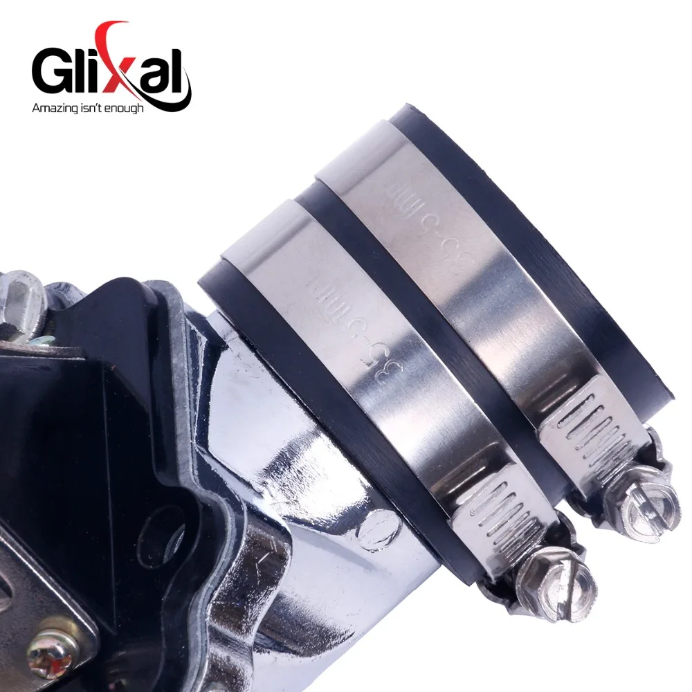 Glixal Jog 50 3KJ Jog 90 4DM высокая производительность гонок впускной коллектор с тростниковым клапаном для 1PE40QMB 2-тактный скутер двигателя (art.: 7a599dabd) - 7a599dabd