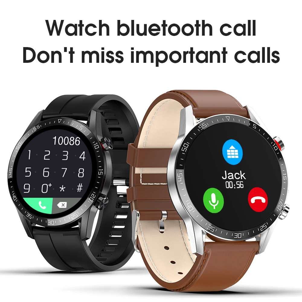 L13 Smart Watch GT05 Men ECG+PPG Waterproof Bluetooth Call Blood Pressure Fashion Wristbands Bracelet Fitness SmartWatch PK L7 2