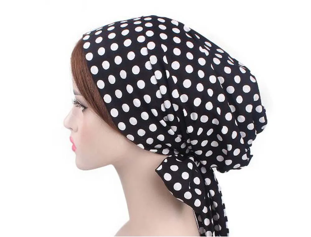 XEONGKVI сельская печать Длинная лента галстук голова Skullies Beanies весна осень брендовые хлопковые шапки для женщин тюрбан шапочка для химиотерапии