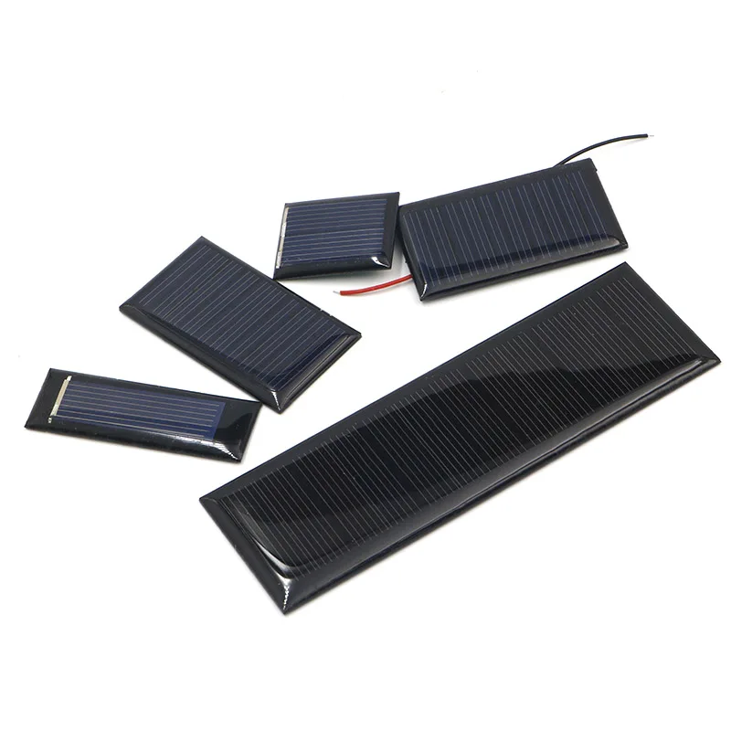 Solar Panel 1V 2V 3V 4V 6V 80MA 100MA 120MA 130MA 160MA 210 Cell Diy Charger