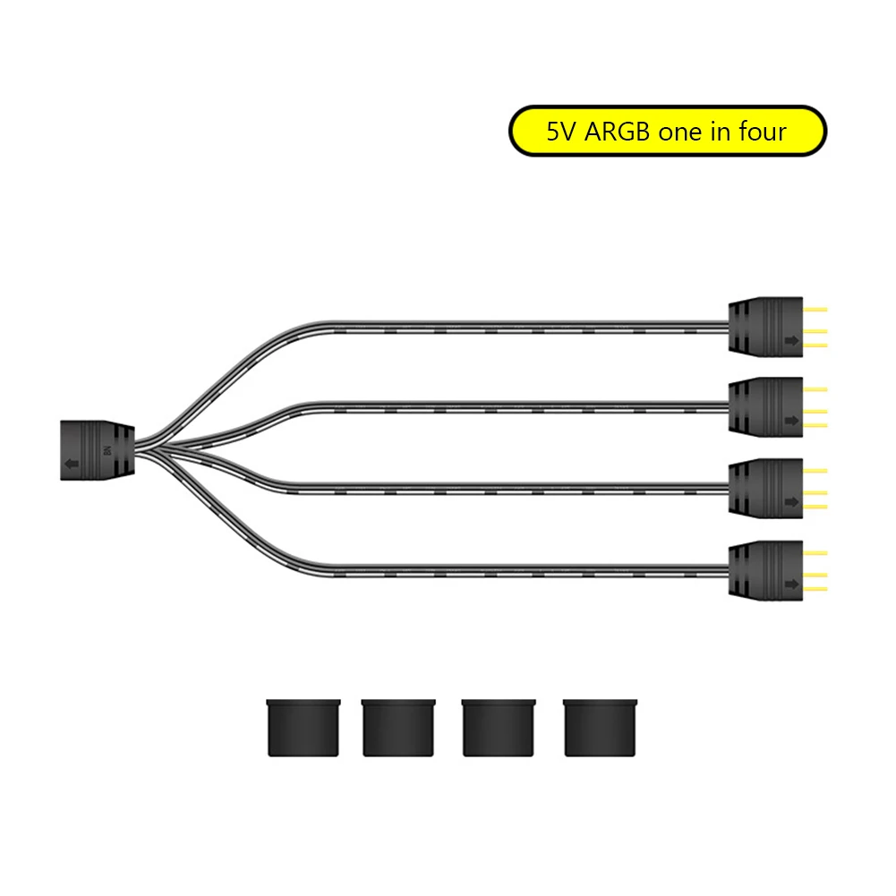 Efficient Cooling Hub: Maximize airflow with our 5V 3Pin Fan Hub Splitter. Sync multiple fans seamlessly. Enhance your cooling setup! Description Image.This Product Can Be Found With The Tag Names Cheap Computer Cables Connectors, Computer Cables Connectors, Computer Office, High Quality Computer Office