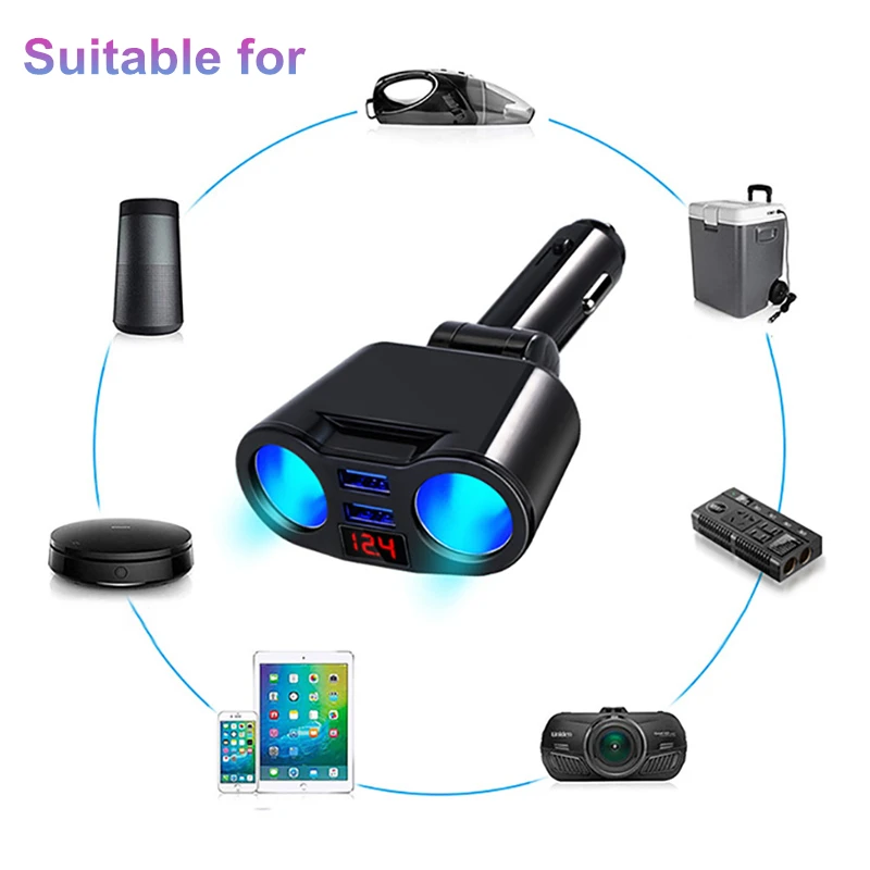 USB разветвитель со светодиодной подсветкой и двумя портами|Зажигалка| |