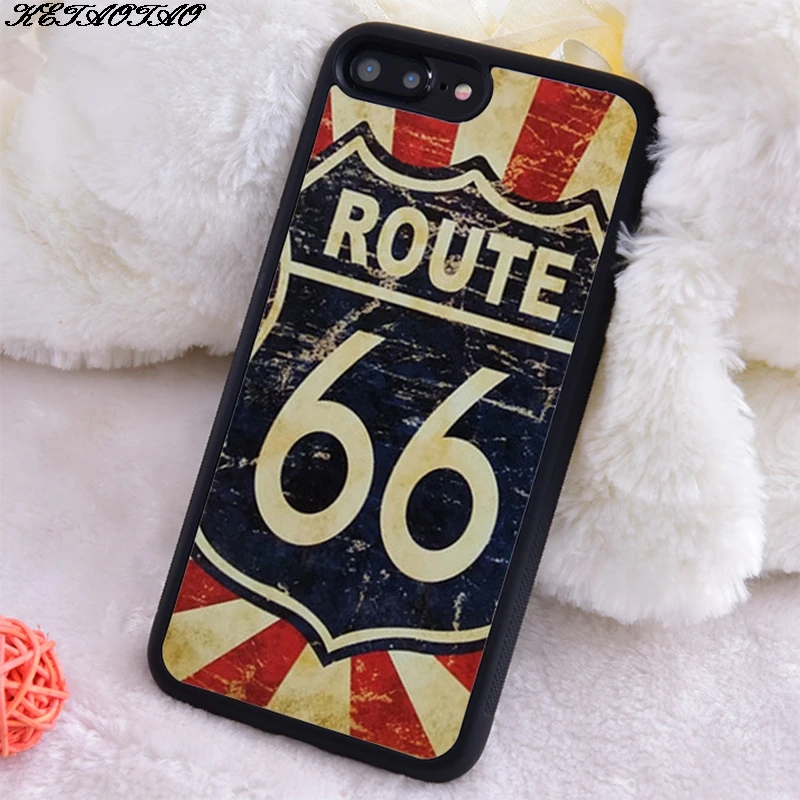 Ketaotao 2020 Vintage Style Of America Route 66 Silicone Phone Case Cover For iPhone 6 6S 7 8 Plus 5 5S SE X XS XR 11 PRO MAX | Мобильные