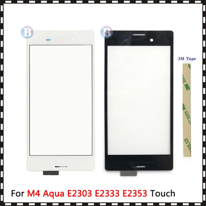 High Quality 5.0&quot For Sony Xperia M4 Aqua E2303 E2333 E2353 Touch Screen Digitizer Front Glass Lens Sensor Panel | Мобильные