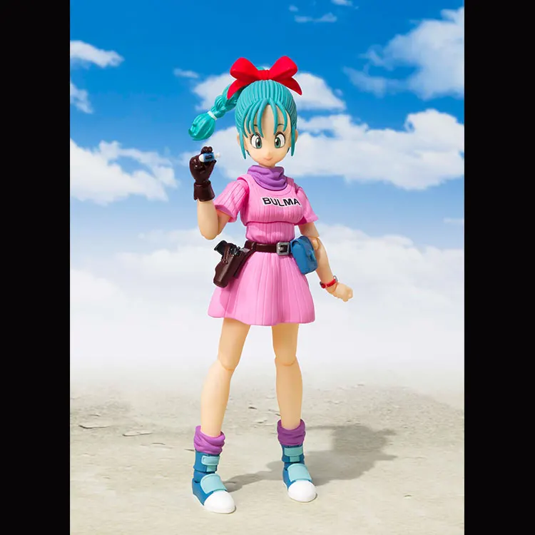 Японское аниме "Dragon Ball" оригинальные духи BANDAI Tamashii нация S.H. Figuarts/SHF фигурка-BULMA