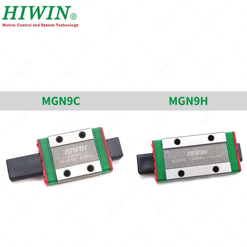 HIWIN нержавеющая сталь MGN9 250 мм 350 мм 400 мм 450 мм 500 мм линейный направляющий рельс с MGN9C MGN9H слайд-блоки коляски