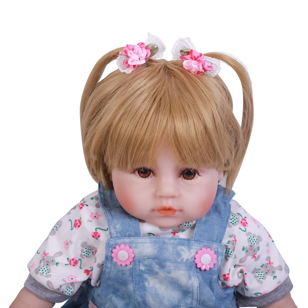 Pickwoo 48 см bebes Кукла реборн девочка кукла мягкий силиконовый хлопок Boneca reborn Brinquedo подарок на день детей игрушки