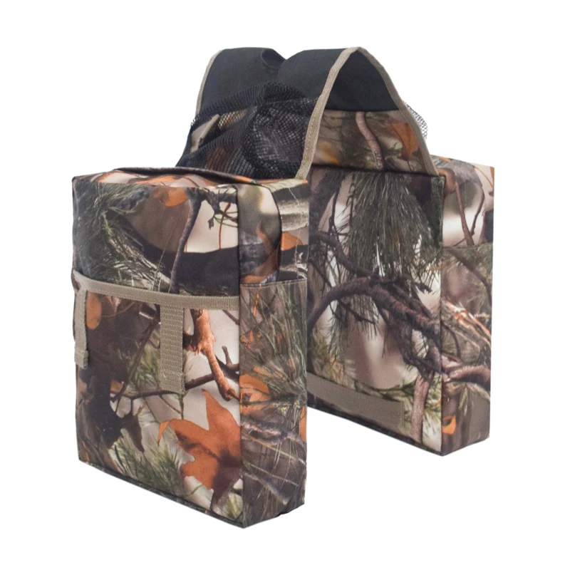 

Durable Universal Camouflage ATV Tank Bag Saddle Bag Snowmobiles Motorcycles Oil Tank Bag Waterproof Rack Storage Pack