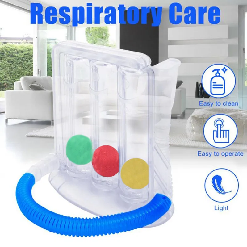 3 Balls Exerciser Spirometry Training Breathing Training Surgical Rehabilitation Exerciser Lung Function Improvement Trainer breathing exerciser breathing trainer