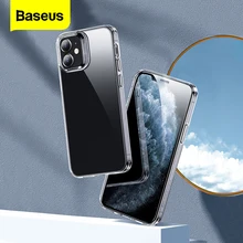 Coque de téléphone Baseus pour iPhone 12 mini housse claire souple Coque transparente pour iPhone 11 Pro Xs Max X XR Coque Fundas