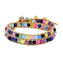 W031 BIGBING, ювелирное изделие, модный многослойный браслет ручной работы с маленьким камнем из бисера, женский браслет, модный браслет, модное ювелирное изделие