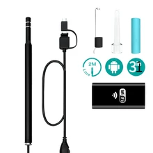 Earpick, набор для ухода за здоровьем, камера, USB эндоскоп, инструмент для чистки, wifi, инспекционная ткань для чистки, беспроводной очиститель ушей, визуальный HD