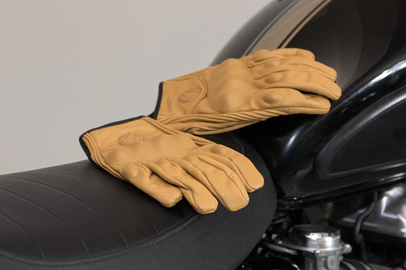 Ретро погоня настоящая кожа moto rcycle перчатки Guantes moto сенсорный экран luva moto ciclista Защитное снаряжение для мотопробега перчатки