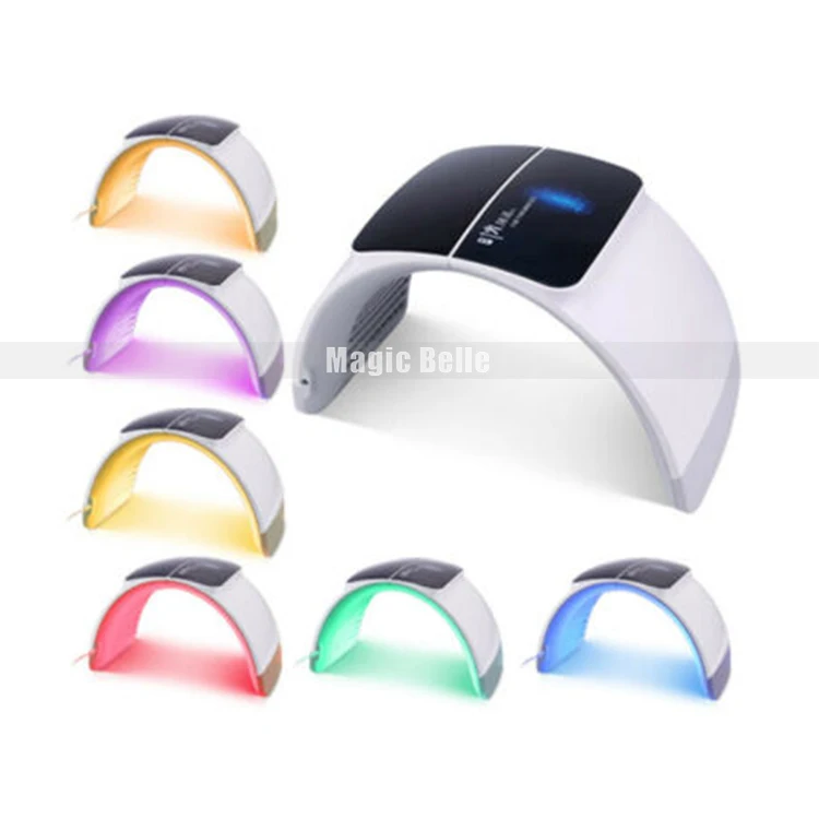  Portable Foldable 7 Colors PDT Photon LED Light Therapy Machine for Acne Treatment Pigmentation Cor - 4000340975431