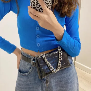 

Little Lady Quality Bag 2020 Waist Bag Messenger Bag Portable Multi-purpose Crocodile Pattern Small Bag Luxury Handbag Channels