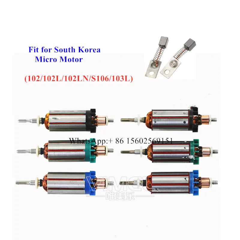 40000-55000 об/мин Стоматологическая лаборатория Корея Saeshin микромотор(102/102L/102LN/S106/103L) наконечники части и аксессуары