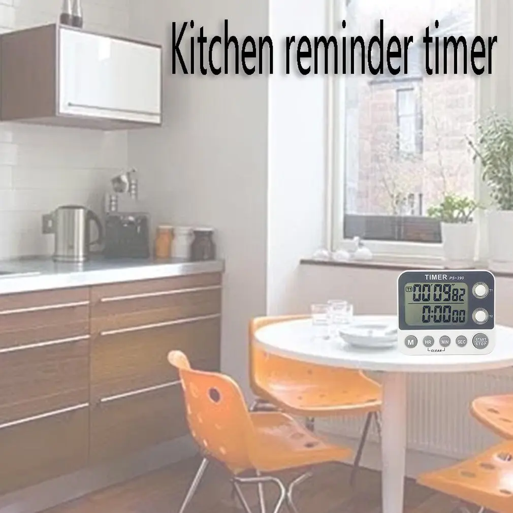 Cooking Timer With Loud Alarm Large LCD Display Cooking Timer Magnetic Digital Kitchen Countdown Timer