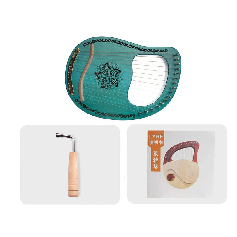 Lyar small harp lyr string 16 tone lyre portable music instrument manufacturer|Губная гармоника| |