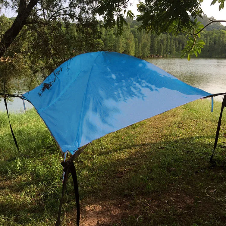 Family Hammock Triangle Tree Tent Family Travel Camping Fishing Self-driving Tour Extra Large Hammock Waterproof 