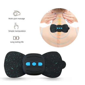 

Portable Charging Massager Mini Massage Stickers Neck Stickers Cervical Vertebra Physiotherapy Instrument Relief Pain