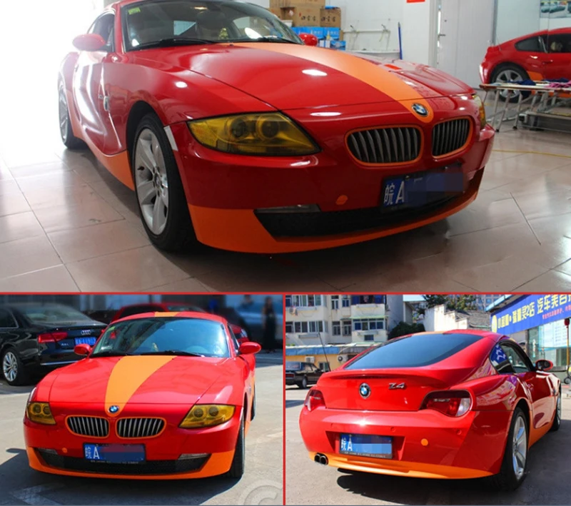 Red Gloss Vinyl Wrap Sticker-3