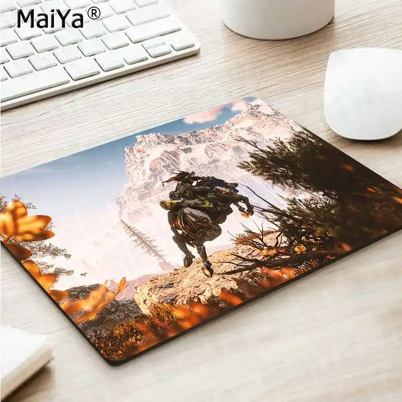 No Lock Edge18x22cm MaiYa персонализированный крутой модный Horizon zero dawn игровой коврик для ноутбука коврик для мыши Гладкий коврик для письма настольные компьютеры коврик для игровой мыши - Цвет: No Lock Edge18x22cm