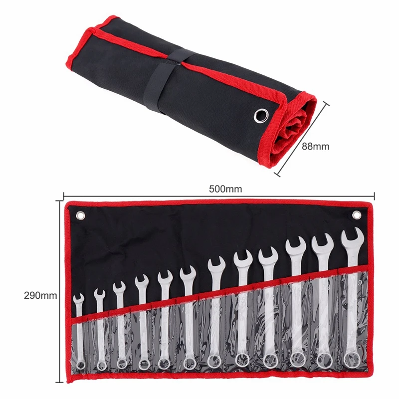 12 шт 8 мм-19 мм комбинированный гаечный ключ набор комбинированный гаечный ключ инструмент для установки/обслуживания