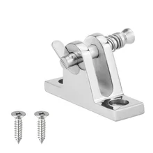 2 шт. автомобиль депо топ из нержавеющей стали Петля для наклонной палубы части БИМИНИ лодка морской аксессуары