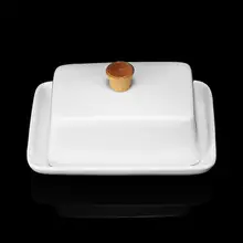 Белое дюймов суши блюдо для фруктов сыра с крышкой тарелки керамическая масленка блюдо компот кухни Изысканная Крышка для хранения лоток