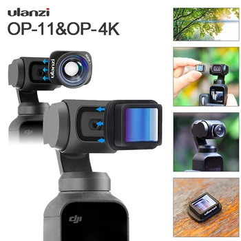 

Ulanzi OP-11 Osmo Pocket 1.33X Anamorphic Lens Widescreen Wide Angle Lens for Video Vlog Filmmaking Photography Accessories
