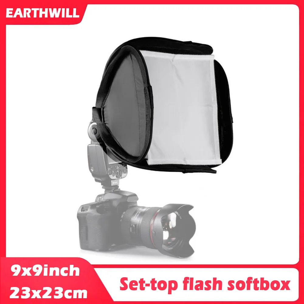 

Photographic equipment SLR camera set flash softbox 23 * 23cm/9x9inch soft diffuser