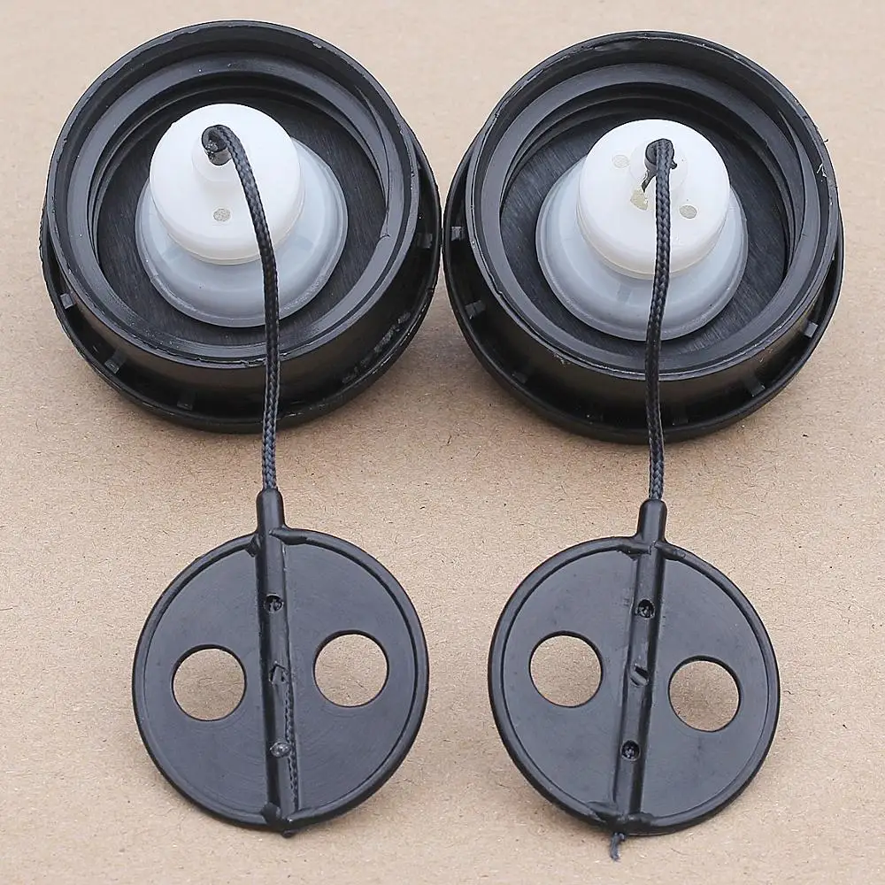 2PCS Fuel Tank Gas Cap For Stihl FS38 FS45 FS46 FS48 FS55 FS56 FS75 FS80 FS81 FS85 FS120 FS200 FS250 FS300 Trimmer Lawn Mower 3