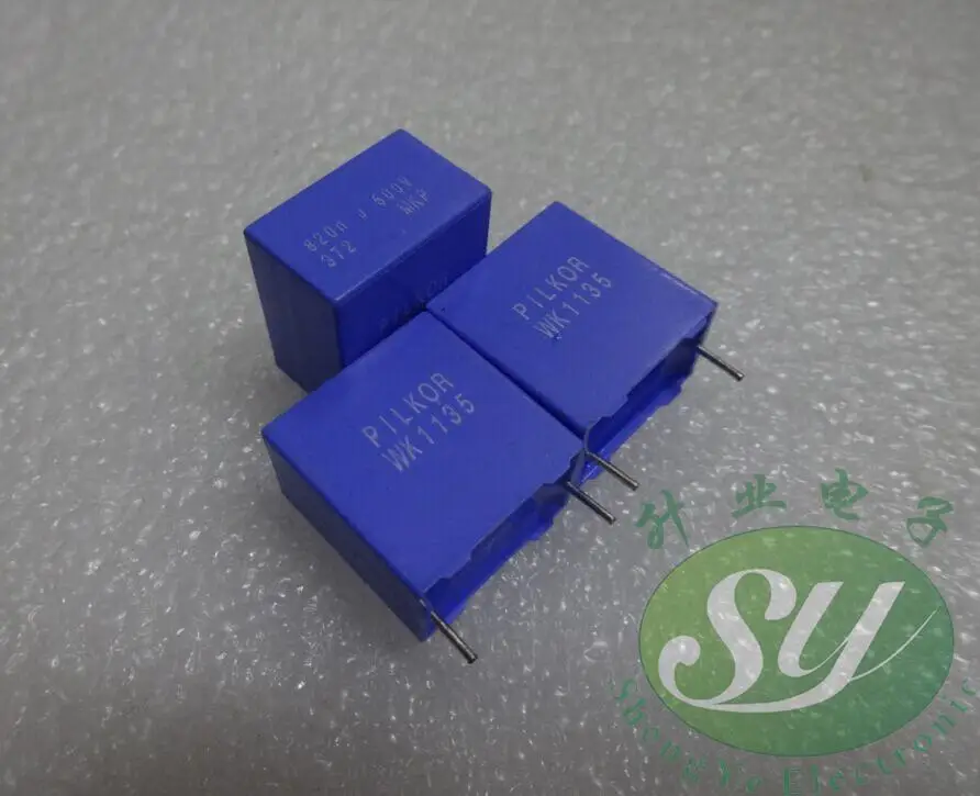 50 шт. PILKOR MKP372 0,82 мкФ/500 В 820NF u82 824 пленочный конденсатор 15 мм