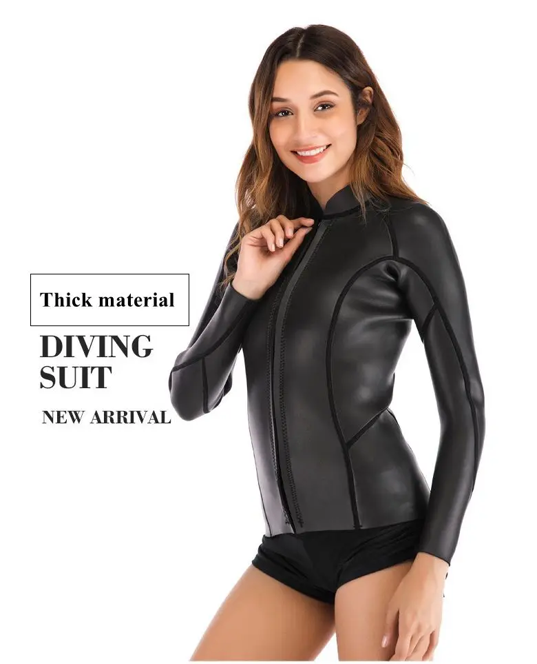 SBART's 2MM Diving Suit Women's Split Body Long Sleeve Swimsuit Prevent Jellyfish Snorkeling Mujer Swimming Water Sports