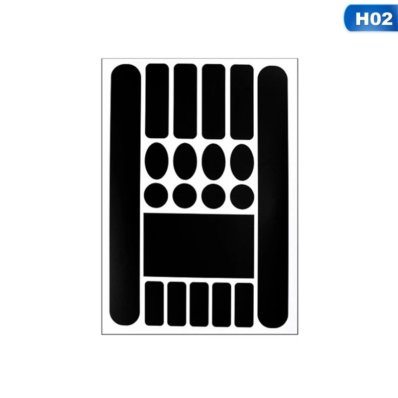 Mountain Bike Frame Front Fork Protective Film Scratch-Resistant Rhinoceros Hide Sticker Chain Protective Sticker - Цвет: 02