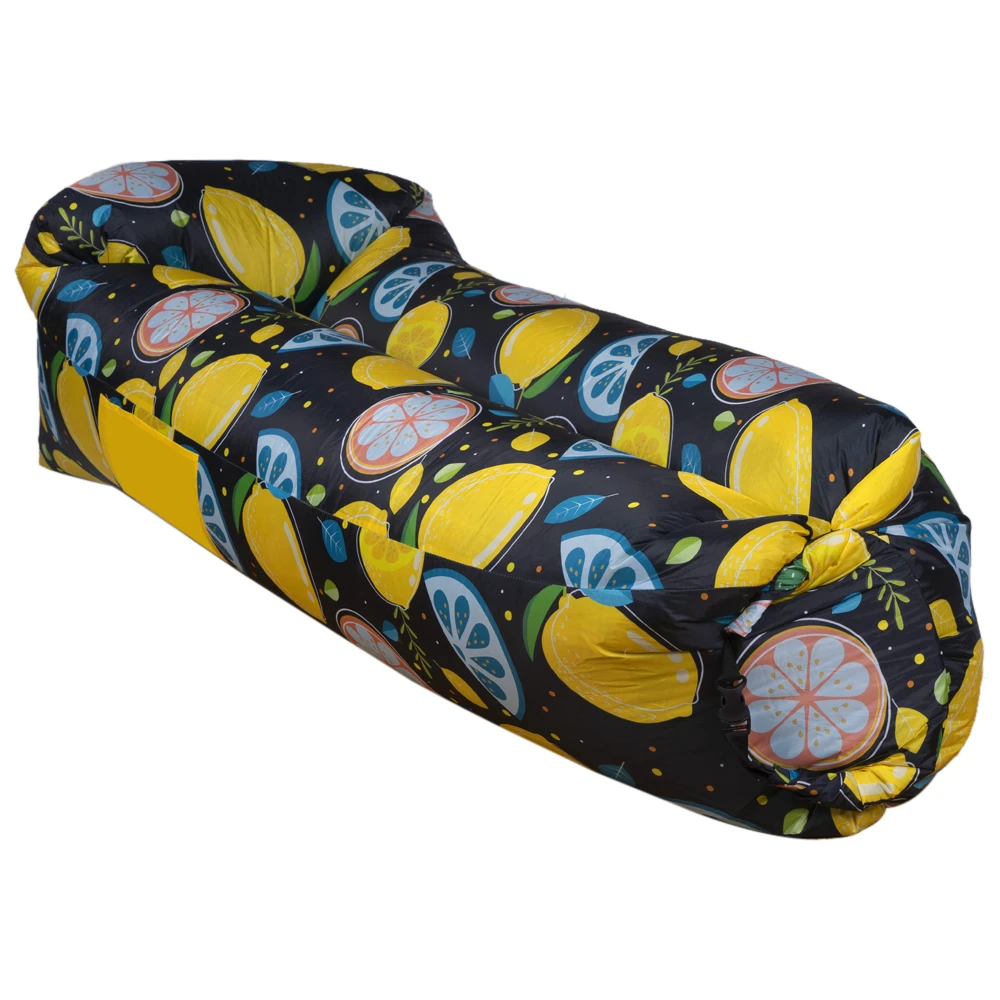 Надувной шезлонг Портативный Надувные матрасы спальный диван кушетка для пляжного пикника парк на заднем дворе, домашнее кемпинговое Пеший Туризм - Цвет: Color 3
