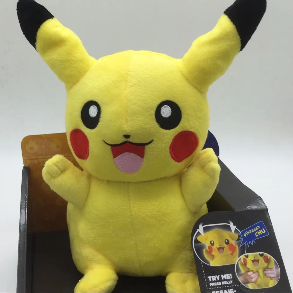 Pokémon Detective Pikachu Plüschtier Puppenkissen für Kinder Jungen Mädchen