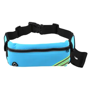 

Running Belt Waist Pack Pouch Reflective Water Resistant Cell Phone Holder Bag for Workout Sports Walking Fitness Exercise(blue)