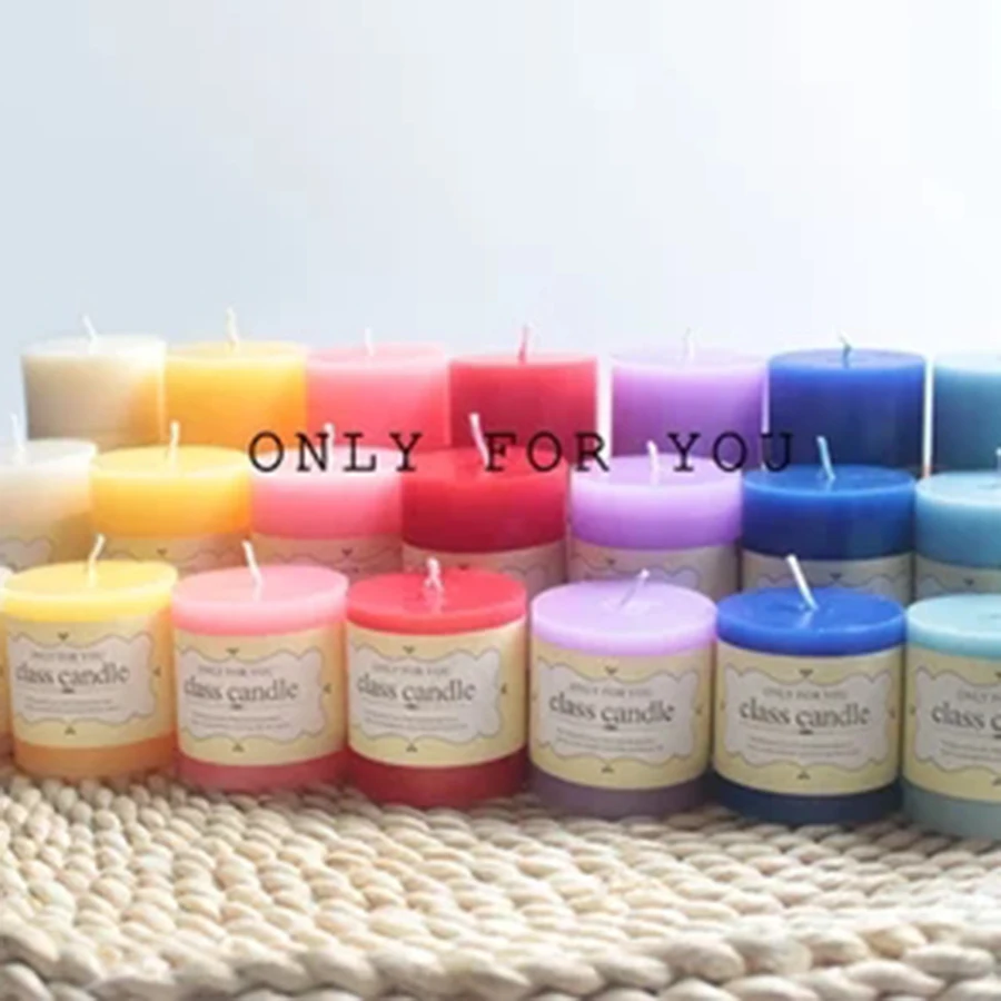 

Green Christmas Candle Gift Paraffin Romantic Tea Light Soy Candle Wedding Velas Mariage DeCoration Candle Light DD6LZ