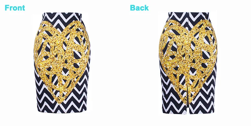 Великолепная Золотая Цветочная Женская юбка-карандаш с единорогом, S-4XL, fasihon, женские миди-штаны, плюс размер, облегающая низкая цена
