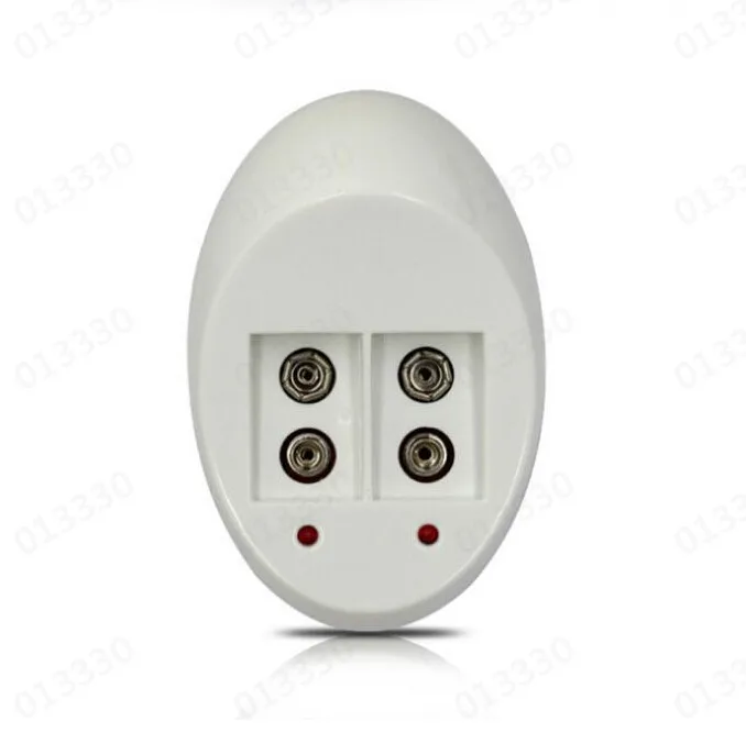 9 в DC 80 мА портативный мини Двойной игрушка зарядное устройство для 6F22 9 В литиевая Ni-MH Ni-CD батарея США штекер для двух батарей одновременно