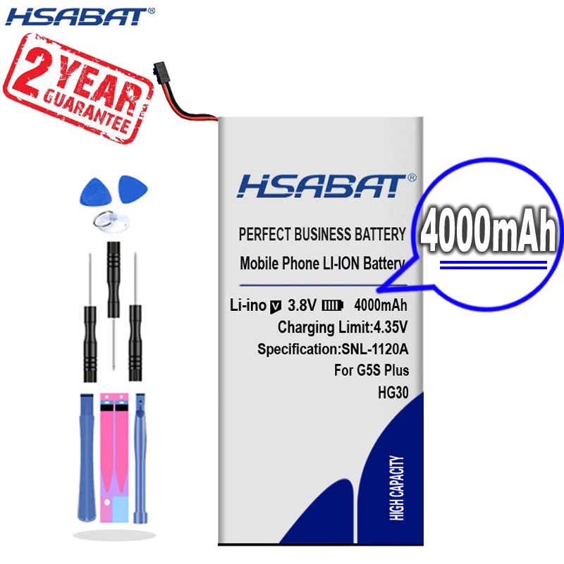 New Arrival [ HSABAT ] 4000mAh HG30 Battery for Motorola Moto G5S Plus Dual XT1791 XT1792 XT1793 XT1794 XT1795 XT1805 | Мобильные